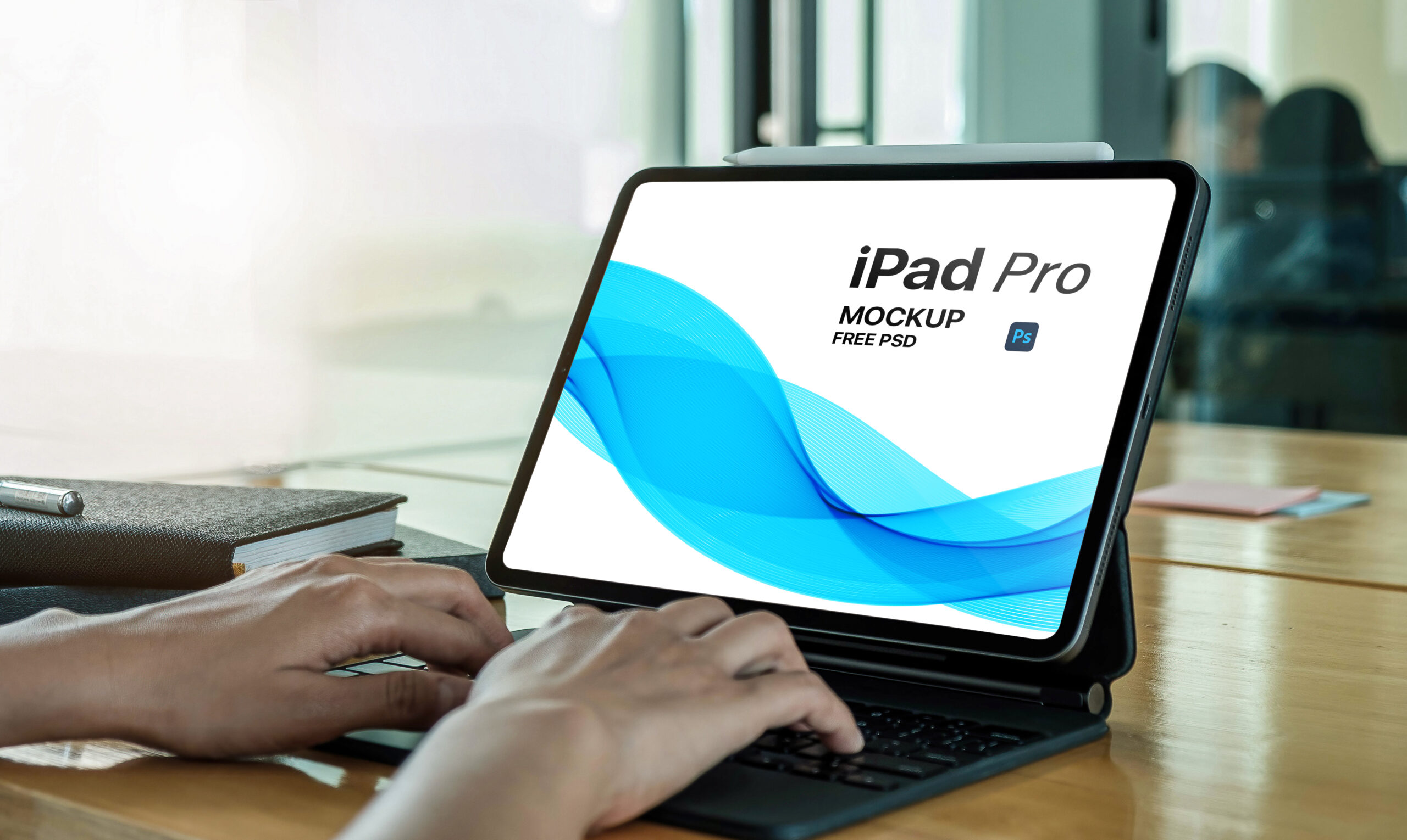 Apple iPad Pro Mockup Free PSD Download