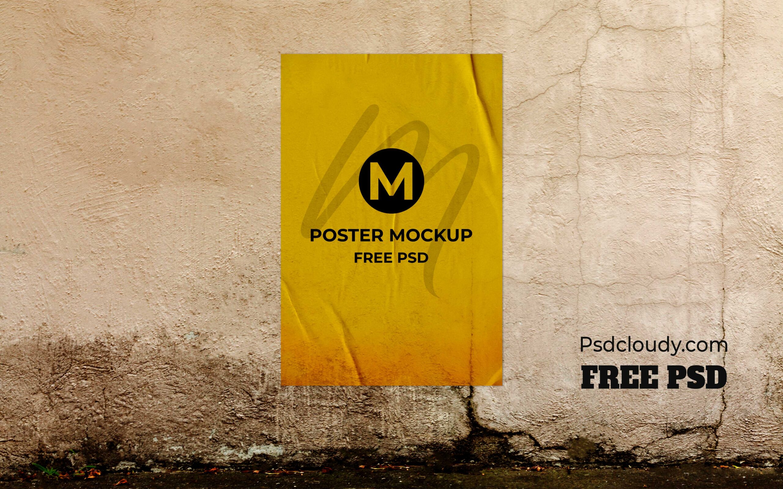 Free Wall Poster Mockup