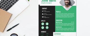 Creative Graphic Designer Resume CV Template PSD Free Download