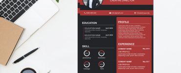 Creative Resume CV Template PSD Free download