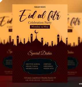 Eid Flyer PSD Free Download