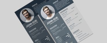 Resume Template PSD Free Download