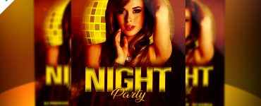 Night Party Flyer PSD Free Download 1