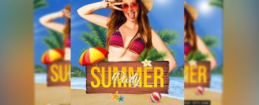 Summer Party Flyer PSD Free Download