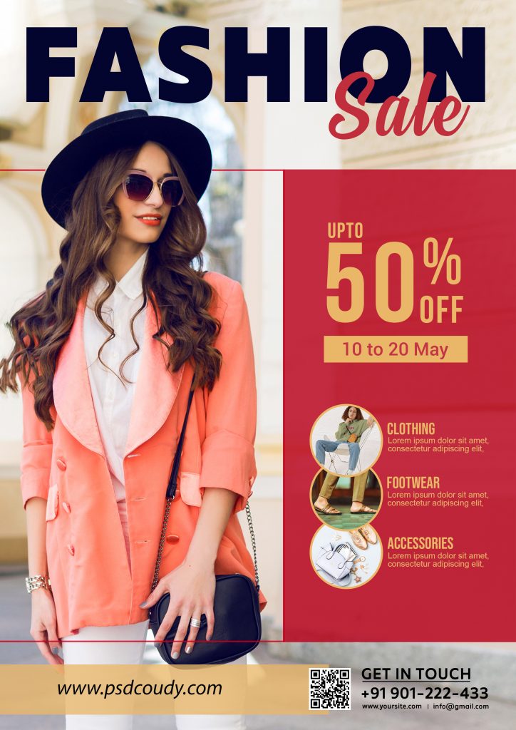 Fashion Sale Flyer PSD Free Download - PsdCloudy