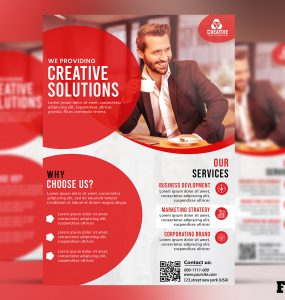Creative Corporate Flyer PSD Free Download4