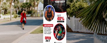 Gym Fitness Flyer PSD Free Download 1