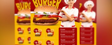 Fast Food Flyer PSD Free Download 1