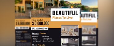 Real Estate Flyer PSD Free Download 1