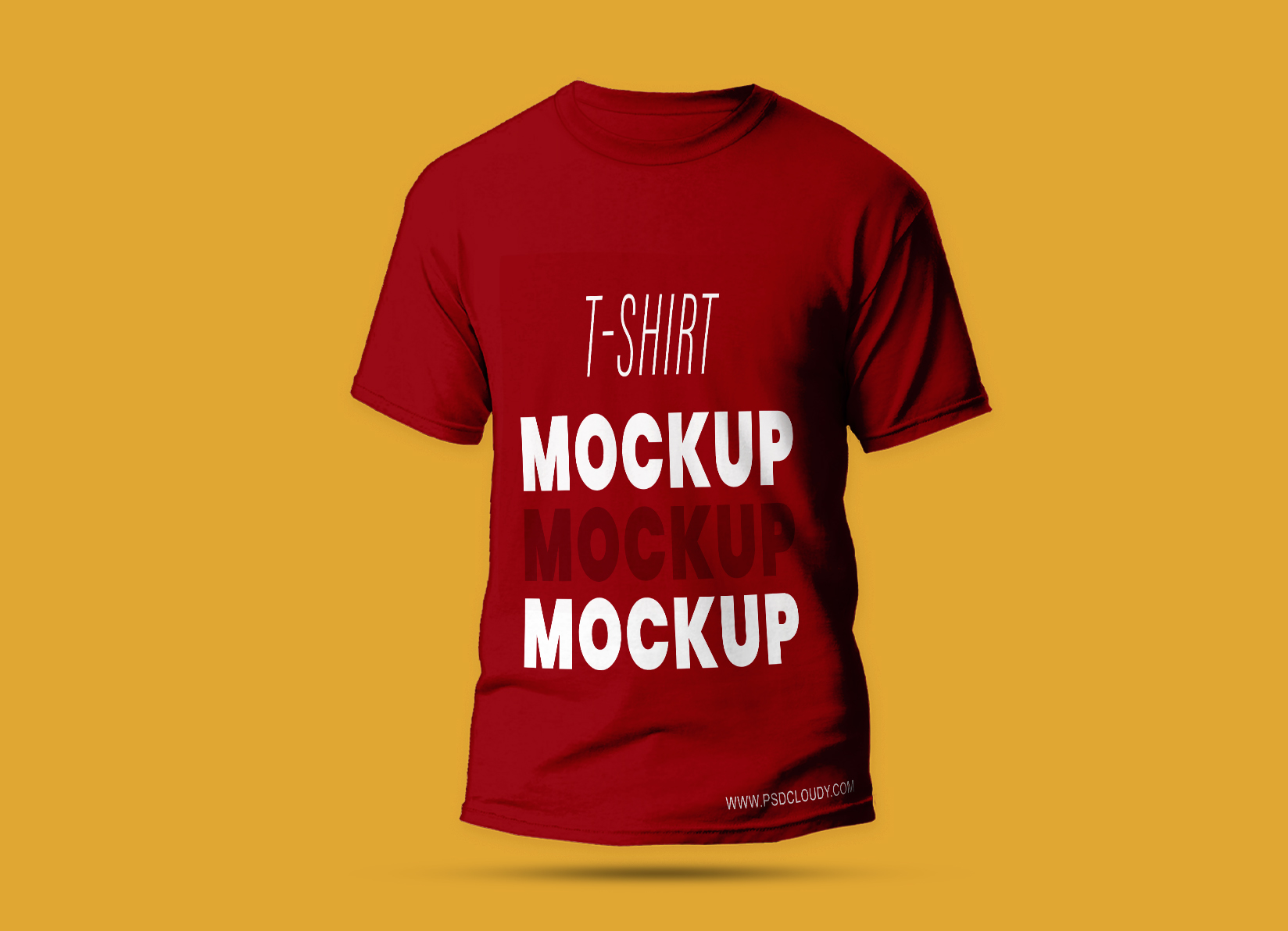 T-Shirt Mockup PSD Free Download - PsdCloudy