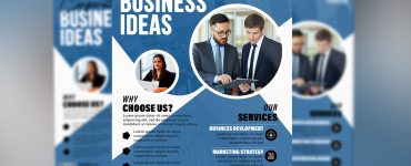 Modern corporate flyer PSD Free Download1