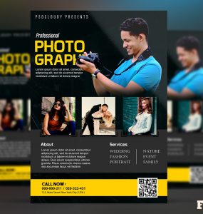 Photography Flyer PSD Free Download 1