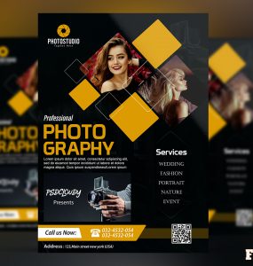 Photography Flyer PSD Free Download2