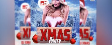 Christmas Party Flyer PSD Free Download2