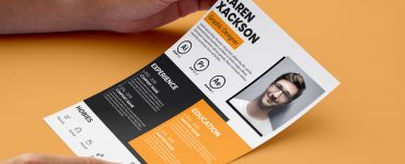 Modern Resume CV Tamplate PSD Free Download2