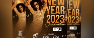 New Year Party Flyer PSD Free Download2