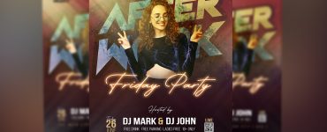 After Work Party Flyer Free PSD Download1