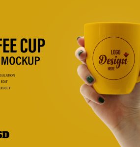 Coffee Cup Mockup PSD Free Download