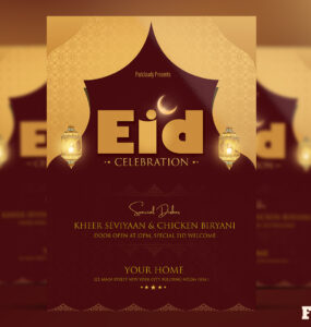 Eid Celebration Flyer PSD Free Download1