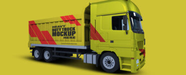 Tipper Dump Truck Isolated