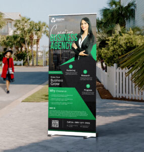 Corporate Business Rollup Banner Standee Design PSD Free Download1