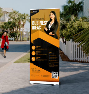 Creative Corporate Rollup banner standee PSD Free Download1