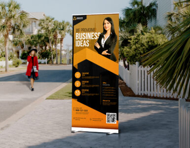 Creative Corporate Rollup banner standee PSD Free Download1