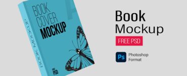 Floating Book Mockup Free PSD Download