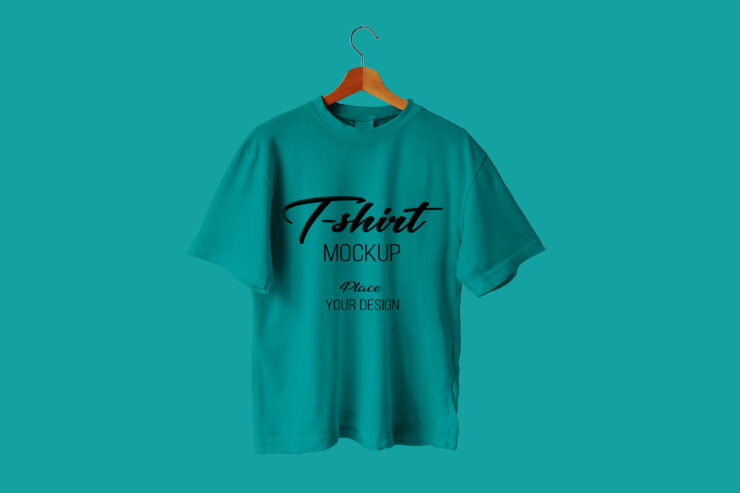 T-shirt Mockup Free PSD Download - PsdCloudy