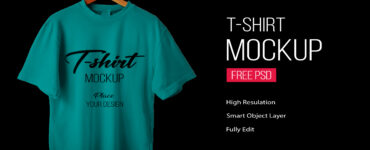 T-shirt mockup Free PSD Download