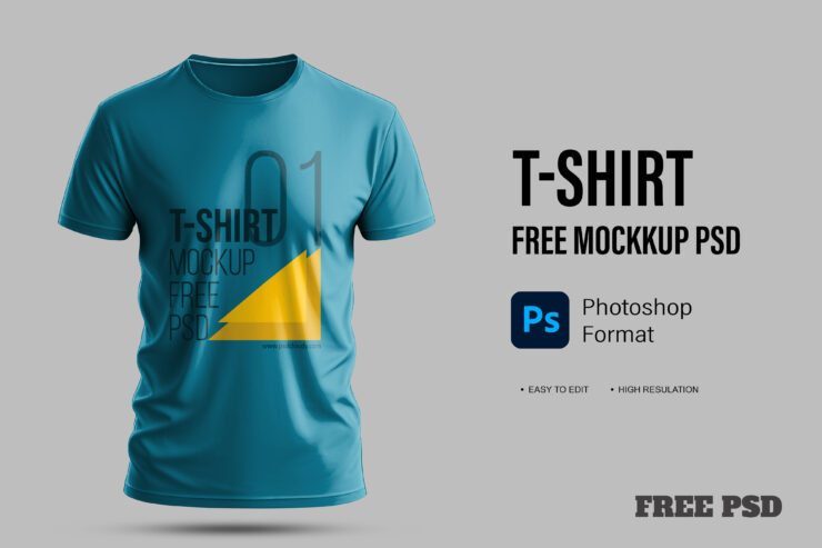 Free-T-shirt-Mockup-PSD-Download