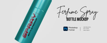 Perfume Spray Bottle Mockup Free PSD Download