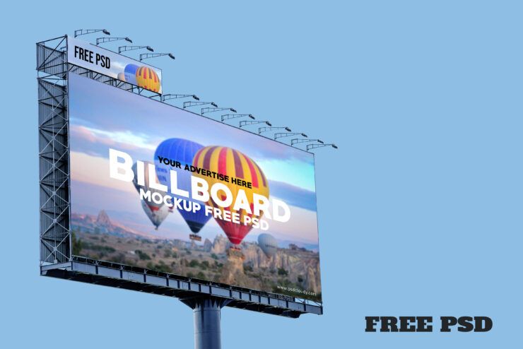 Free Billboard Mockup PSD Download