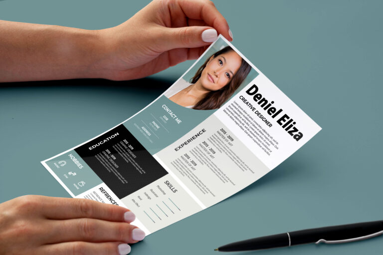 Professional Resume CV Template Free PSD Download