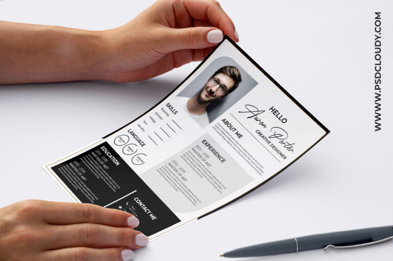 Free Creative Resume CV Templates PSD Download