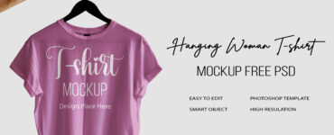 Hanging-Woman-T-Shirt-Mockup-Template-FREE-PSD-Download