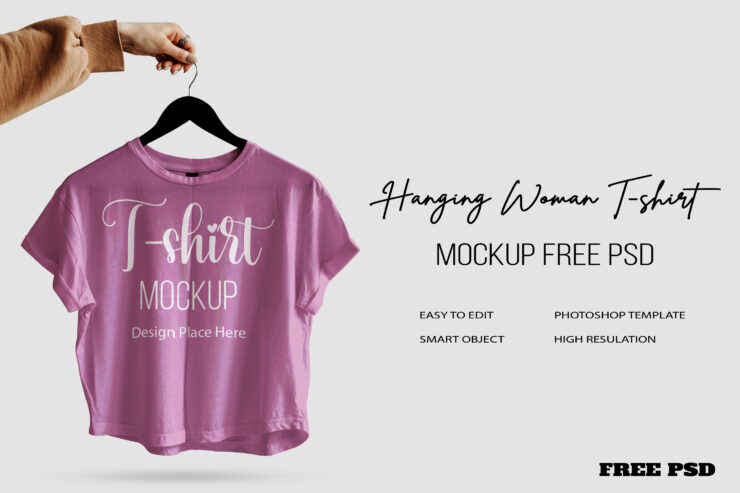 Hanging-Woman-T-Shirt-Mockup-Template-FREE-PSD-Download