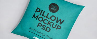 Pillow Mockup Template Free PSD Download