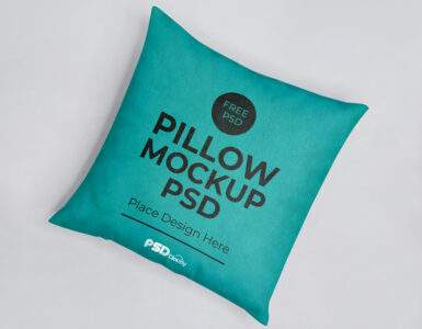 Pillow Mockup Template Free PSD Download