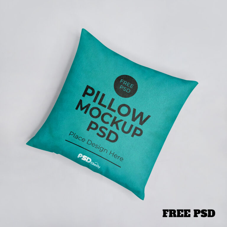 Pillow Mockup Template Free PSD Download