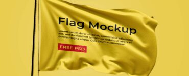 Flag-Mockup-Free-Download