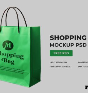 Free Shopping Bag Mockup PSD1