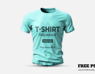 Free-Men's-T-shirt-Mockup-PSD-Download