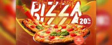 Free Pizza Restaurant Social Media Post PSD