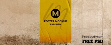 Free-Wall-Poster-Mockup
