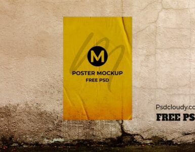 Free-Wall-Poster-Mockup