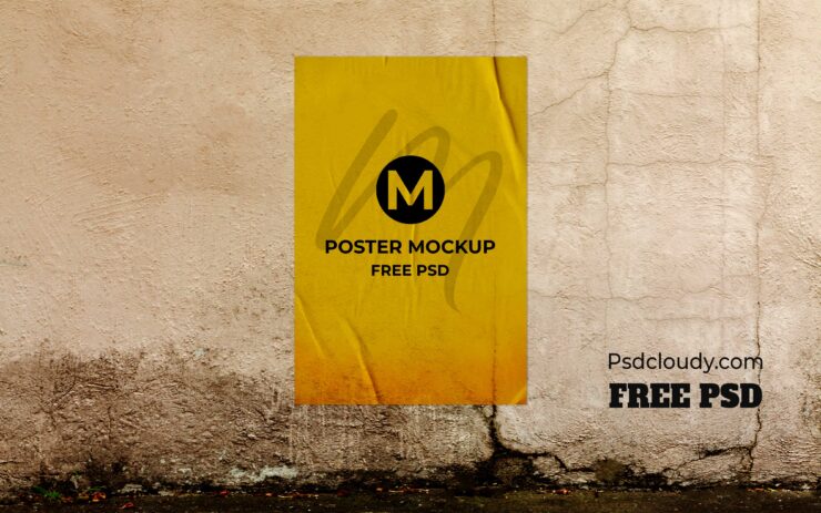 Free-Wall-Poster-Mockup