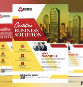 Corporate Business Flyer Design Template | Free PSD