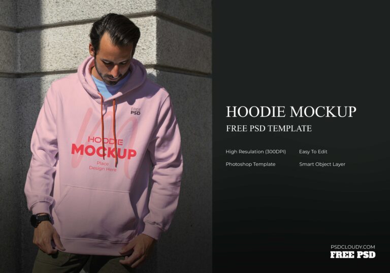 Hoodie mockup Free PSD download