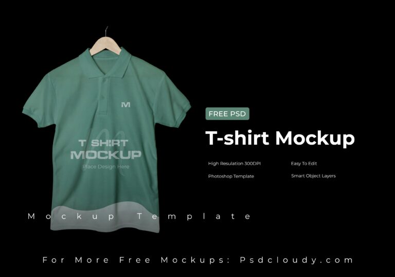 T-shirt-Mockup-Free-PSD
